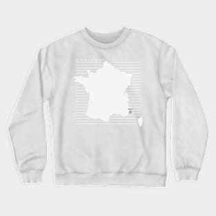 Nice City Map Crewneck Sweatshirt